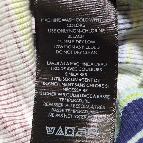 Urban Outfitters Crop Tank Top Women's Medium Striped Lightweight Rave Coachella - Picture 6 of 7